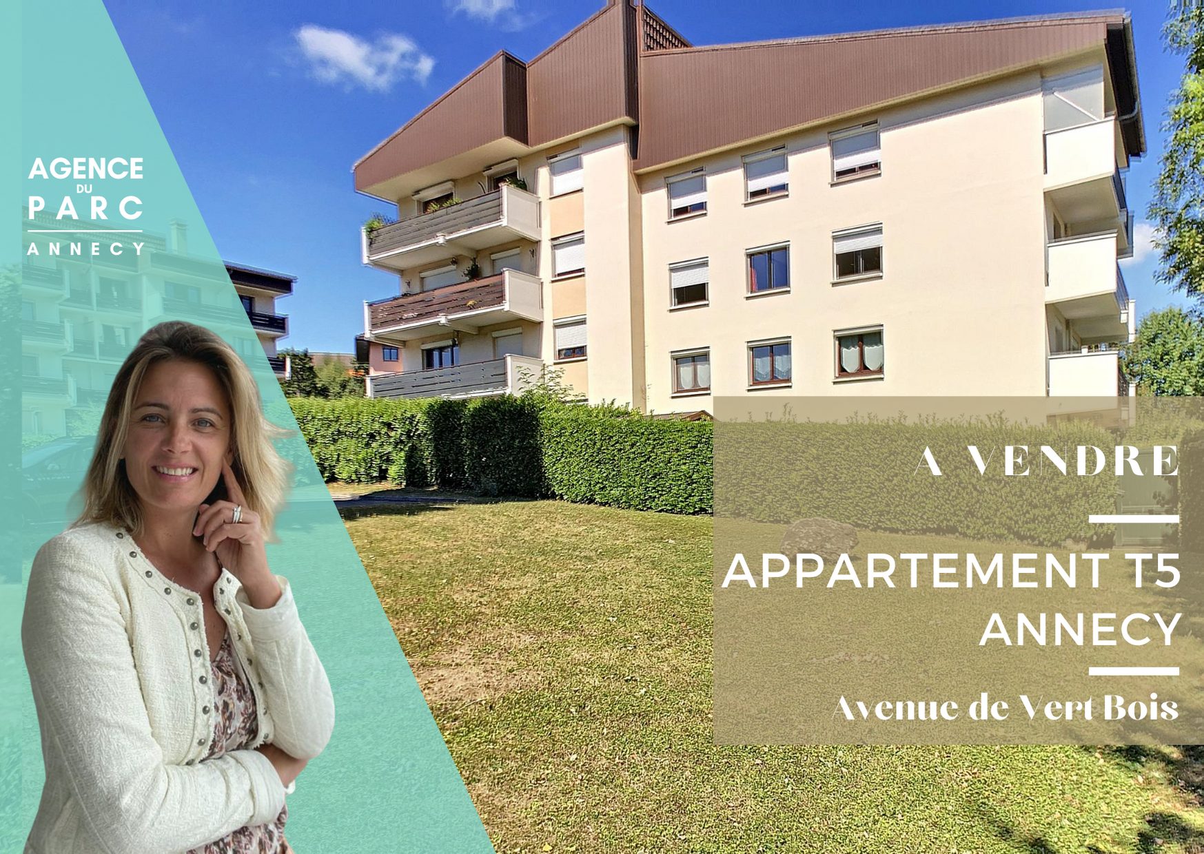 Appartement Type 5 à vendre à Cran Gevrier – Vert Bois